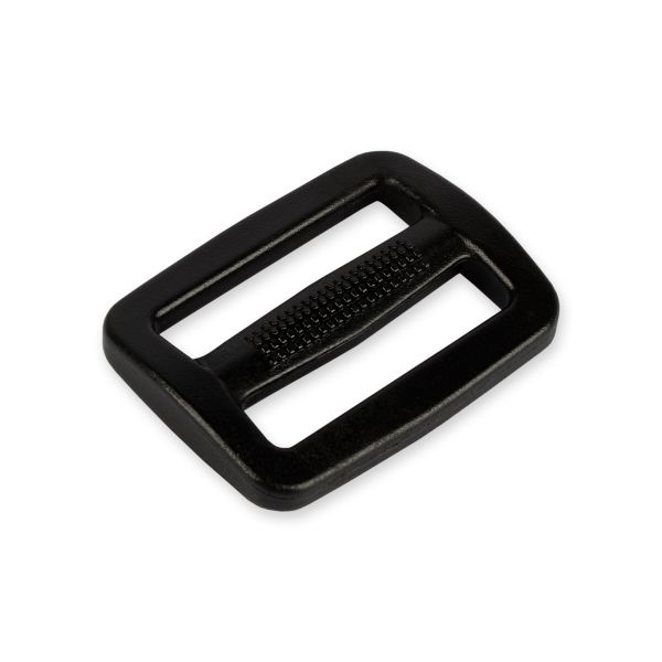 Пряжка двухщелевая 25 мм, 10 шт, черный, Gamma SAR001