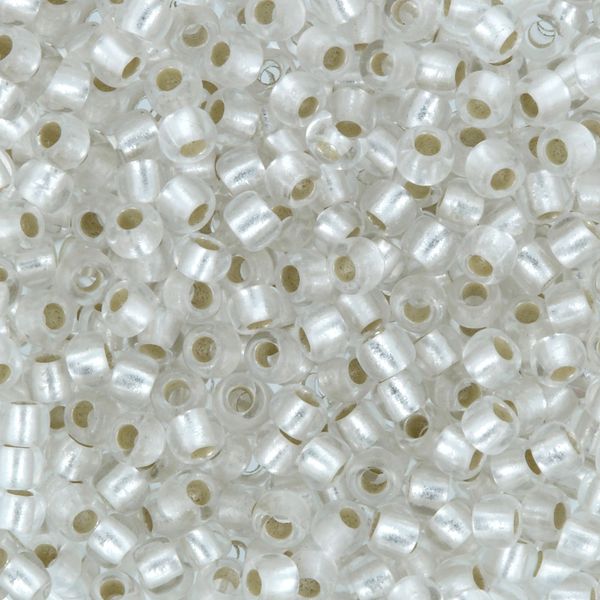 Бисер Toho 11/0 круглый (2.2 мм), 25 г (5х5 г), 0021F белый
