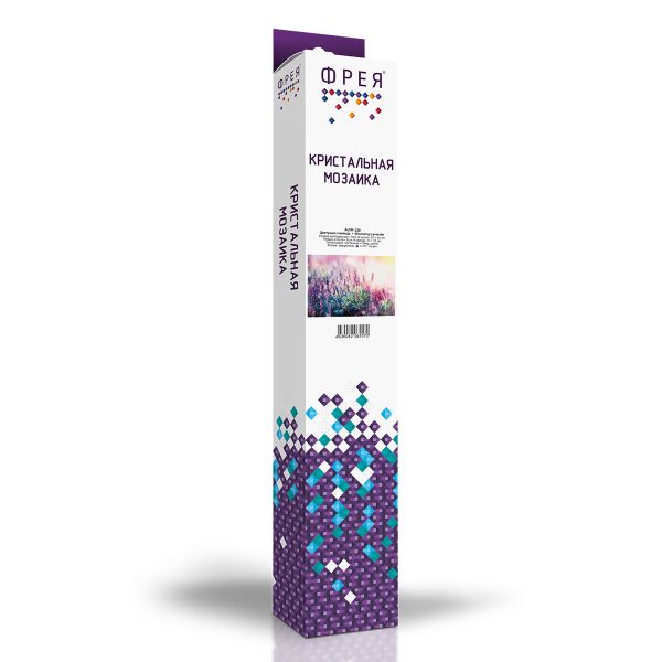 Алмазная (кристальная) мозаика Фрея, Цветущая лаванда, 65х45 см