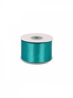 Лента атласная 1-сторонняя 50.0 мм / 22.5±1 метра, 3154 сине-зеленый, Magic4Hobby