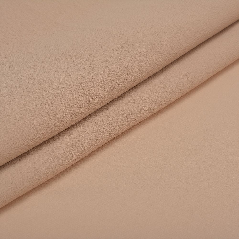Креп-шифон 105 г/м², шир.150 см, цв.113 бежевый, 30м /TOS/