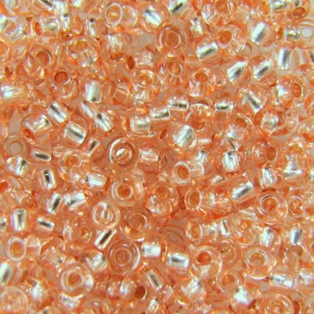 Бисер Preciosa прозрачный с серебр.центром 10/0 (2.3 мм), круг.отв., 50г, (78185)