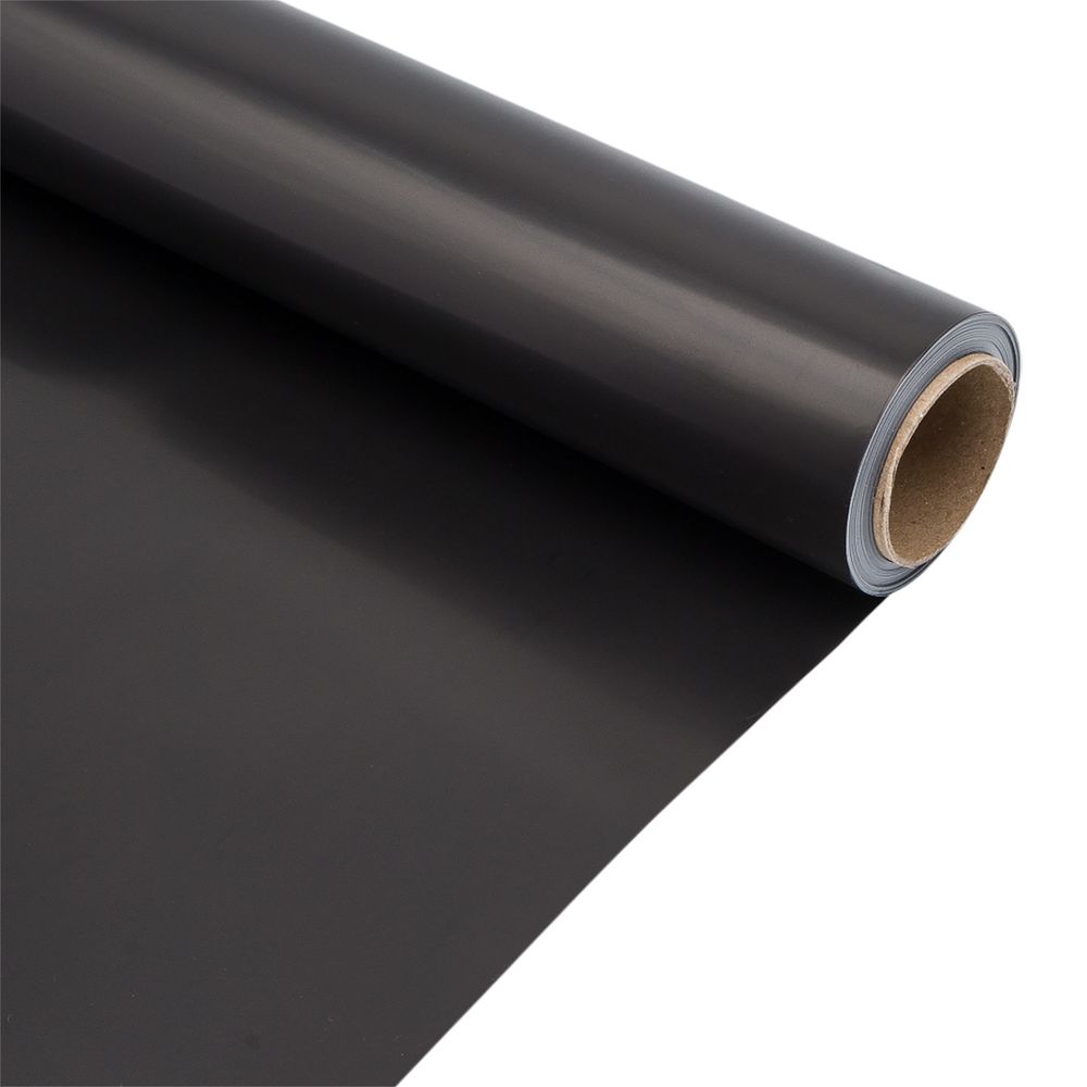 Пленка упаковочная однотонная для цветов и подарков, 65 мкр, 58см / 10м ± 5% (VH2540 черный)