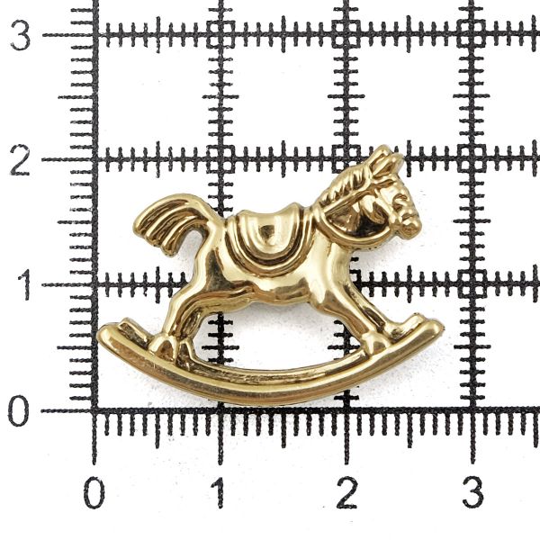 Пуговицы детские Лошадка (48704) 28мм (AG), 72 шт