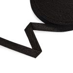 Тесьма (лента) киперная п/э с люрексом 20 мм / 50 метров, черный-золотистый/black-golden, Gamma TPTL-20