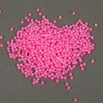 Бусины пластик (перламутр) ⌀4 мм, цв.096 яр.розовый уп.50г (1500 шт), Magic4Hobby