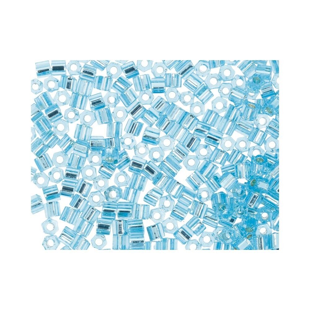 Бисер Toho 11/0 Hexagon 3 (2.2 мм), 5х5 г, 0023 св.голубой