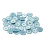 Пуговицы 4 прокола 24L=15 мм, (col.B (голубой)) CB, 72 шт