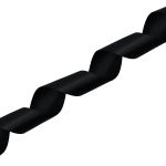 Лента атласная 1-сторонняя 50.0 мм / 22.86±1 метров, 160 черный, Globus