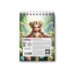 Блокнот на гребне A6 80 л., 4 шт, клетка, Волшебные крылья 01204, Светоч Б116