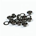 Люверсы металл ⌀_6.0 мм (внутр.), чер.никель, 100 шт, S090808, BIG