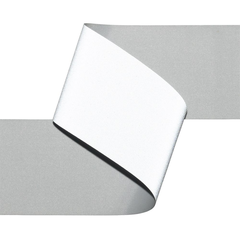 Лента светоотражающая (катафотная) [cpl:420], 50 мм / 50 метров, 100% п/э, серебро, Gamma JF9200