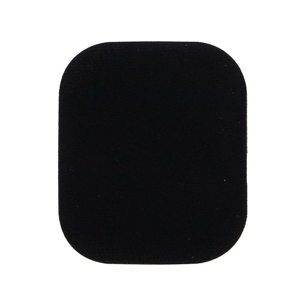 Термозаплатка, под замшу, 57х67мм (черный (black)), AZ12, 10 шт