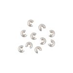 Кримп покрывной 4х2.5 мм, 50 шт, 01 под серебро, Zlatka FMK-X01