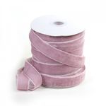 Лента бархатная (тесьма) 20.0 мм / 22.86±1 метров, арт.20VR73 нейлон цв.сиреневый