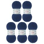 Пряжа Alize (Ализе) Happy Baby New / уп.5 мот. по 100 г, 320м, 58 темно-синий