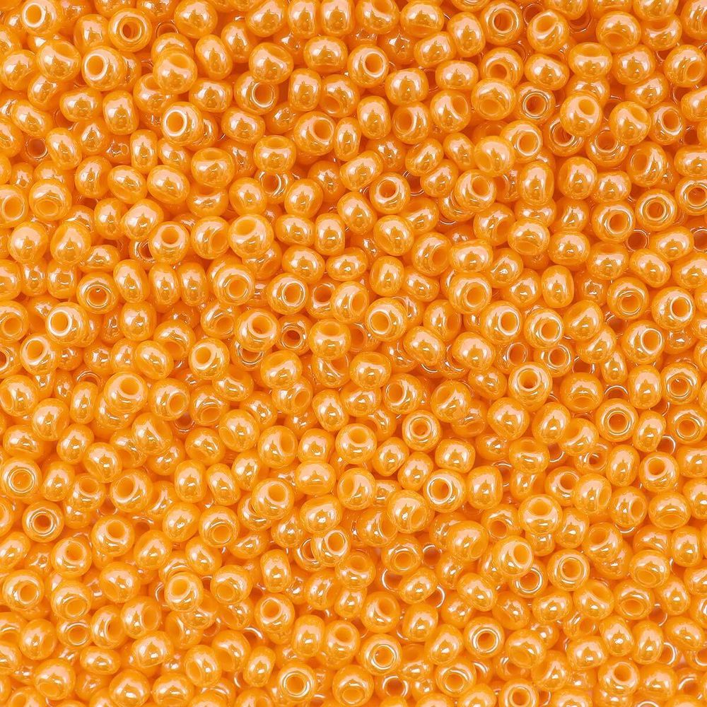 Бисер Preciosa непрозрачный с жемчужным покрытием, круг.отв, 100 г (5х20 г), (98110)-331-19001-10/0-98110