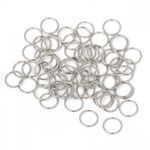 Кольца для бюстгальтера металл ⌀10.0 мм, 010 цв.никель, уп.100 шт