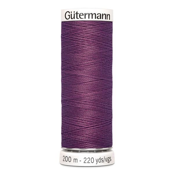 Нитки универсальные Gutermann Sew-all, 200м, 259 т.сиренево-розовый, 5 катушек