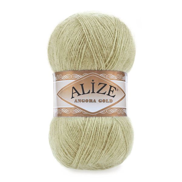 Пряжа Alize (Ализе) Angora Gold / уп.5 мот. по 100 г, 550м, 267 оливковый А