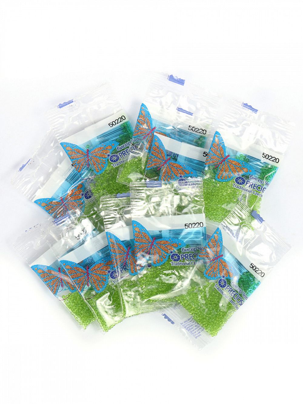 Бисер Preciosa 10/0 (2.3 мм), 50 г (10х5 г), цв. 50220