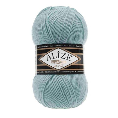 Пряжа Alize (Ализе) Superlana klasik / уп.5 мот. по 100 г, 280м, 463 мята A