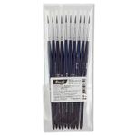 Кисть белка круглая №03, 10 шт, короткая ручка, Vista-Artista 10211-03