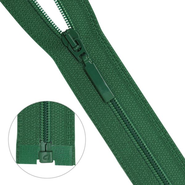 Молния спираль (витая) Arta Т5 (5 мм) 1 зам., разъем., 60 см, цв. 529 зеленый, уп.5 шт