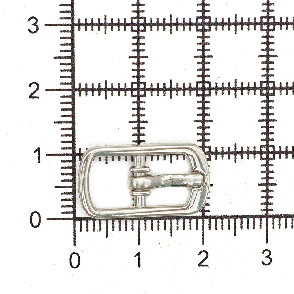 Пряжка 8 мм никель мет, 20 шт