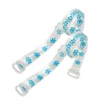 Бретели для бюстгальтера силиконовые с рисунком №2, 10 мм, 2 шт, Hobby&Pro /TOS/