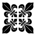 Текстурный лист Craft&Clay TSN, 36 элемент Королевская лилия