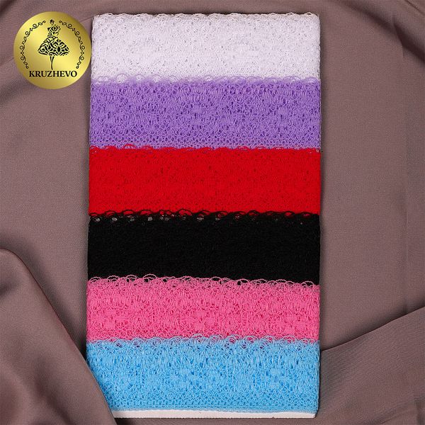 Набор кружева для рукоделия 40 мм, №5 (6 шт по 2 метра)