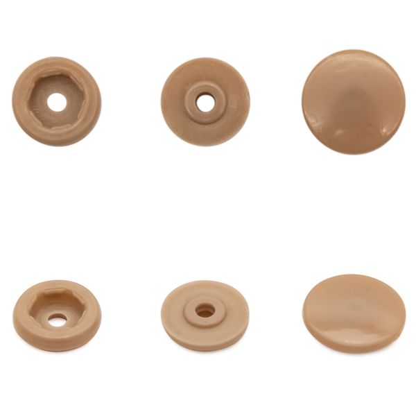 Кнопка рубашечная ⌀12,5/10мм пластик (≈100 шт) New Star (294 капучино)
