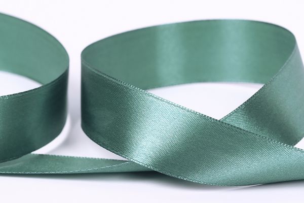 Лента атласная 1-сторонняя 25.0 мм / 33±2 метра, №032 хаки, в термоплёнке, Gamma