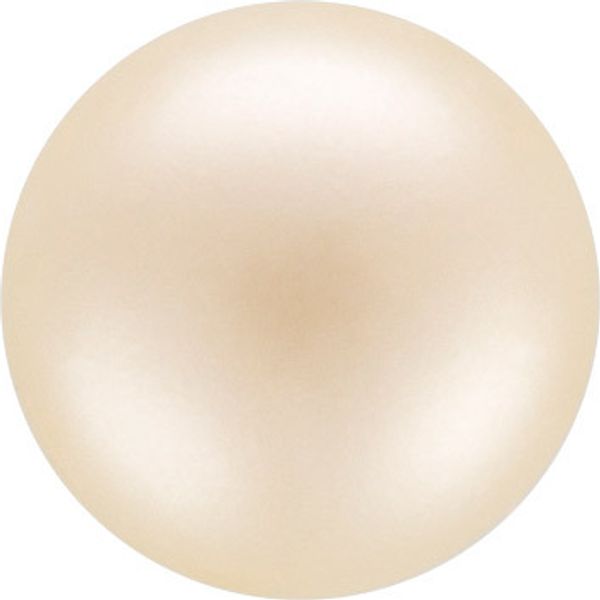 Стразы неклеевые стекло 3 мм, 24 шт, молочный (creamrose), Preciosa 131-80-030