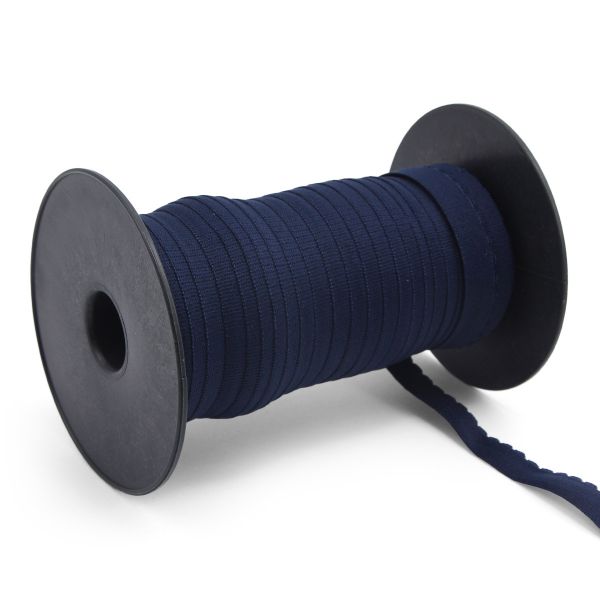 Резинка бельевая (отделочная) становая 15.0 мм / 50 метров, т.синий, (ML175.015/1)