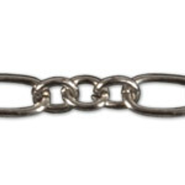 Цепочка декоративная 2х3, 5.8х3 мм, 2.5 м, металл под бронзу, Micron MI-22