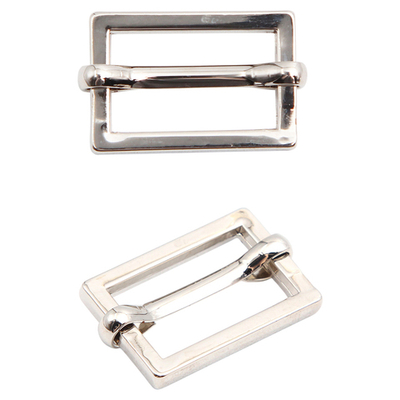 Рамка регулировочная металл литая с подвижной планкой 20 мм /25х17 мм, ⌀2.5 мм/, никель, 4 шт