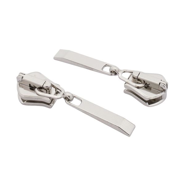 Слайдер (замок) для молнии трактор Arta Т8 (8 мм) никель -F, уп.10 шт