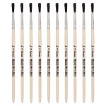 Кисть белка круглая (ученическая) №3,10 шт