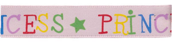 Лента атласная с рисунком 12.0 мм / 22.8±1 метра, Z9/097 принцесса/розовый, Gamma ALP-125