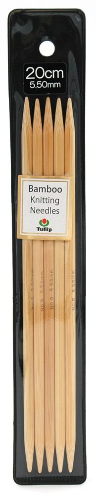 Спицы чулочные Tulip Bamboo ⌀5,5 мм, 20см, KND080550 /TOS/