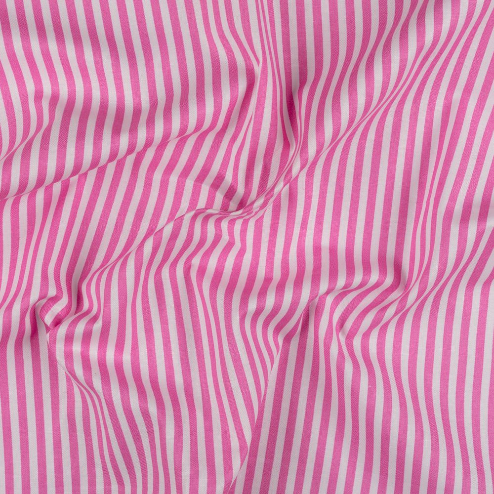 Ткань для пэчворка PEPPY БАБУШКИН СУНДУЧОК ФАСОВКА 100х112 см, 140±5 100% хлопок, БС-28 полоска ярко-розовый, Peppy БАБУШКИН СУНДУЧОК