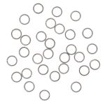 Кольцо соединительное, 0,8х7 мм, 30 шт/уп (черный никель)