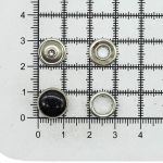 Кнопка рубашечная (джерси) акрилик ⌀11.0 мм, 30 компл., черные, Hobby&Pro