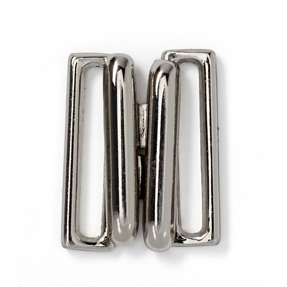 Застежки для купальника (бикини) металл 20.0 мм, серебристый, Prym