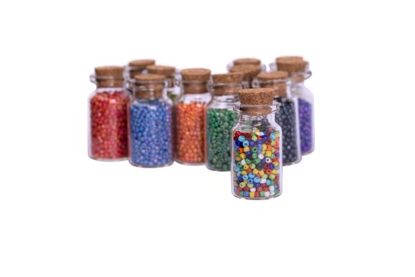 Набор бисера для рукоделия №4 ассорти мат. крашен. бензиновый, Zlatka SGB