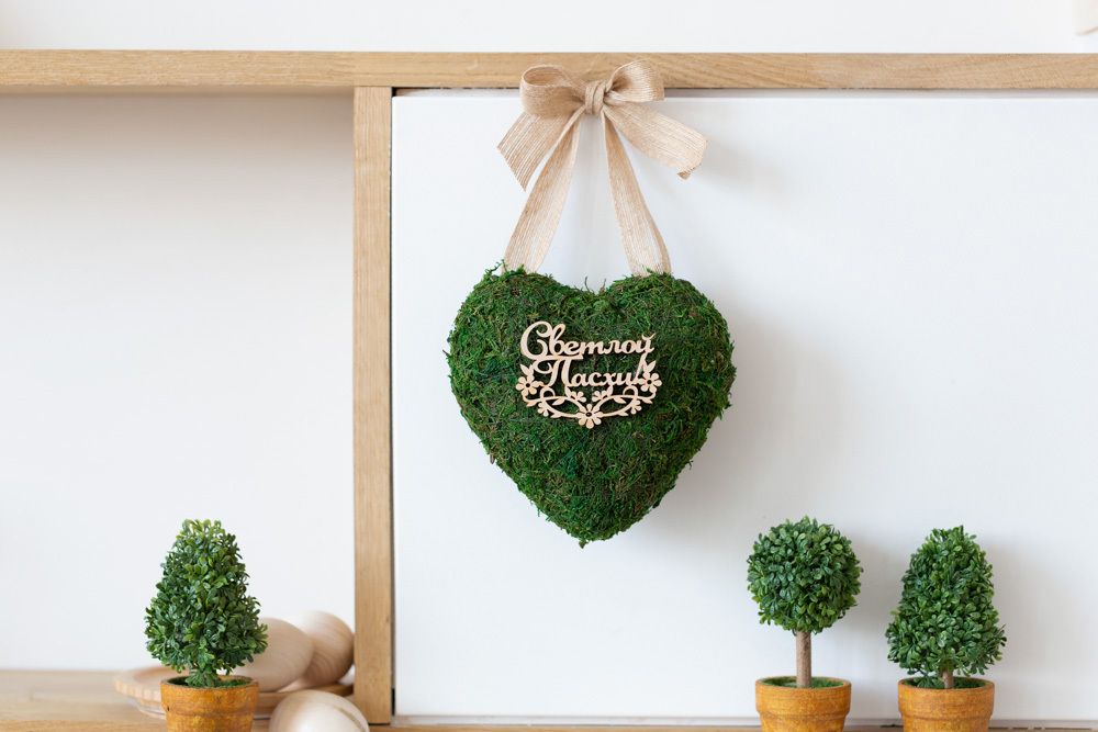 Заготовка из папье-маше Сердце, 15 см, PAM-082 Love2art