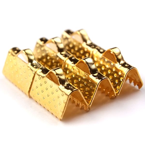 Концевик для ленты, 10 мм, 6 штук, Astra&Craft (яркое золото) 4AR2030