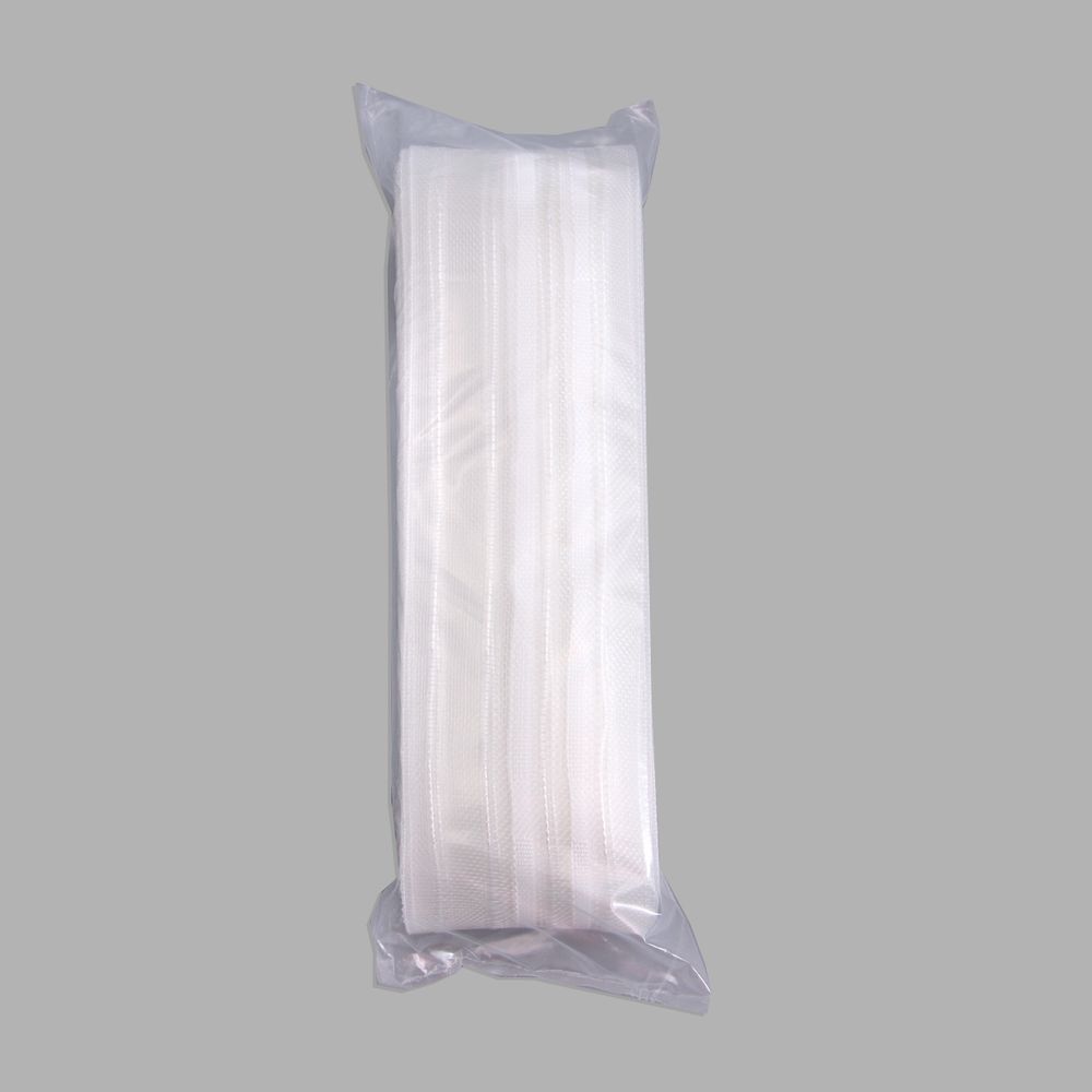 Лента (тесьма) шторная: сборка параллельная (1:2) 60 мм / 10 метров, (2 ряда петель, 4 шнура), прозрачный, (607-О)